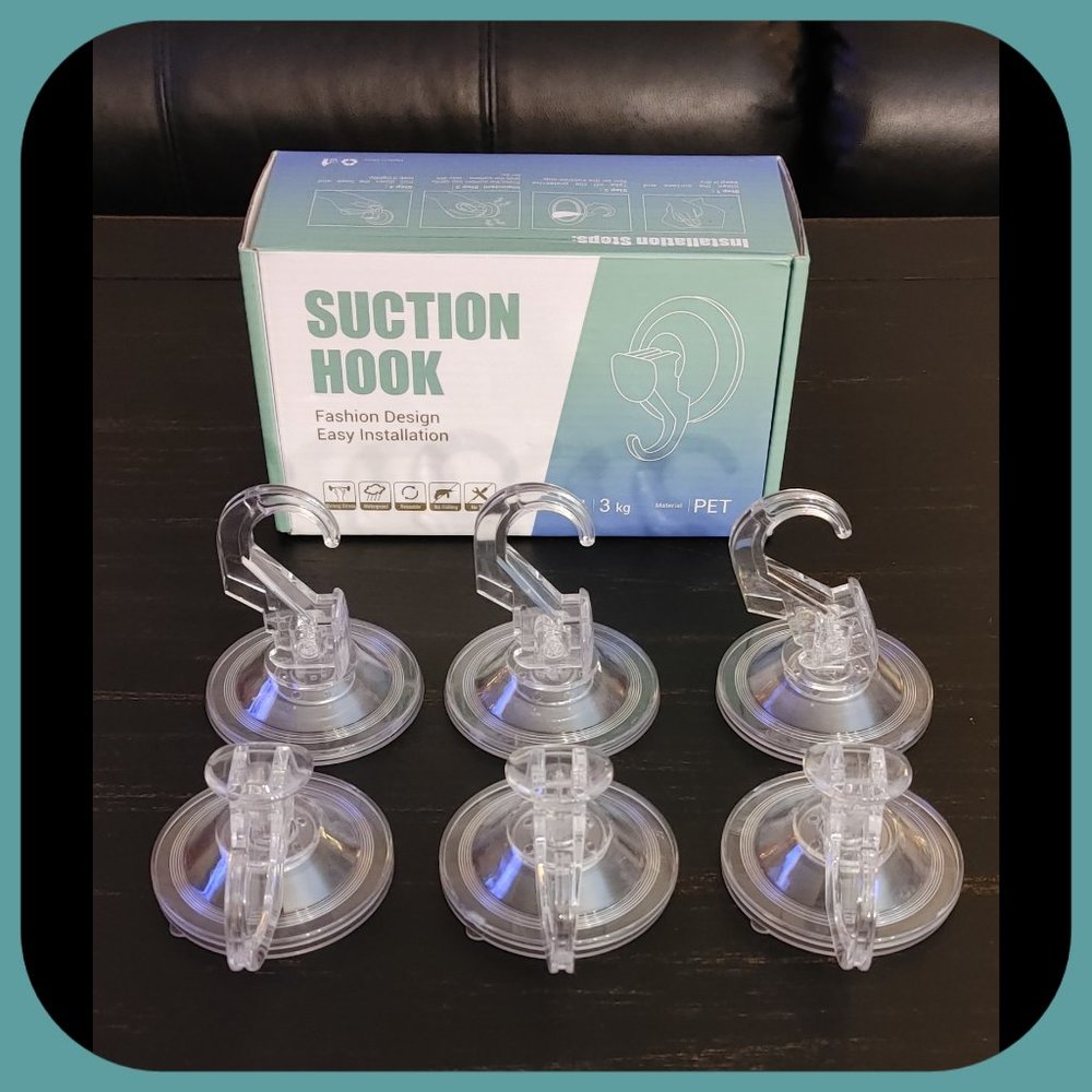 Suction Cup Hooks (6 pack)